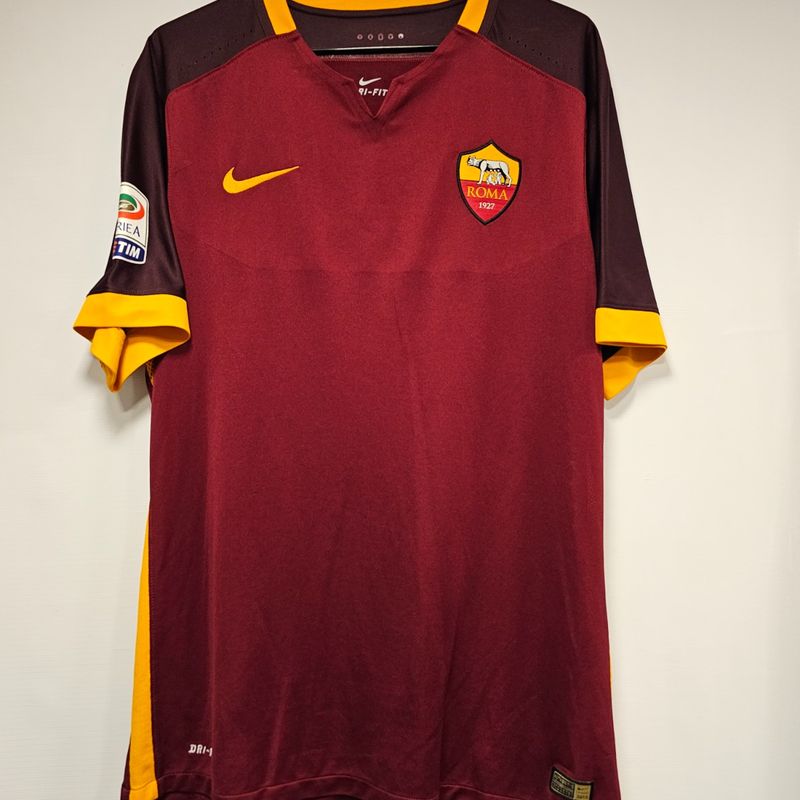 Camisa Roma Home 15-16 Gg Dzeko 9 Série a Versão Jogador | Nike