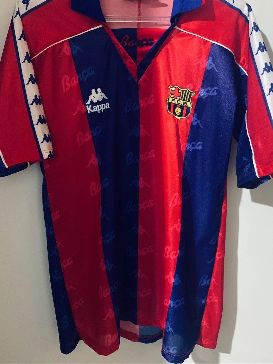 Camisa Rom rio Barcelona 1998 Original Camiseta Masculina Kappa Usado 39708109 enjoei