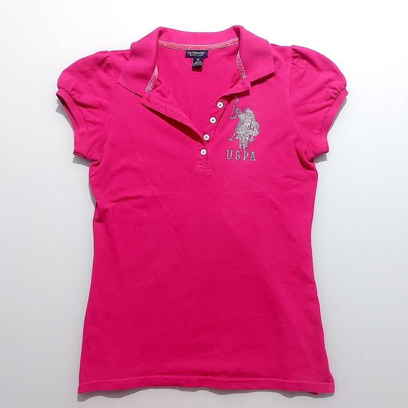 Camisa Polo U.S. Polo Assn. Lisa Pink - USPA - Camisas Masculinas -  Magazine Luiza