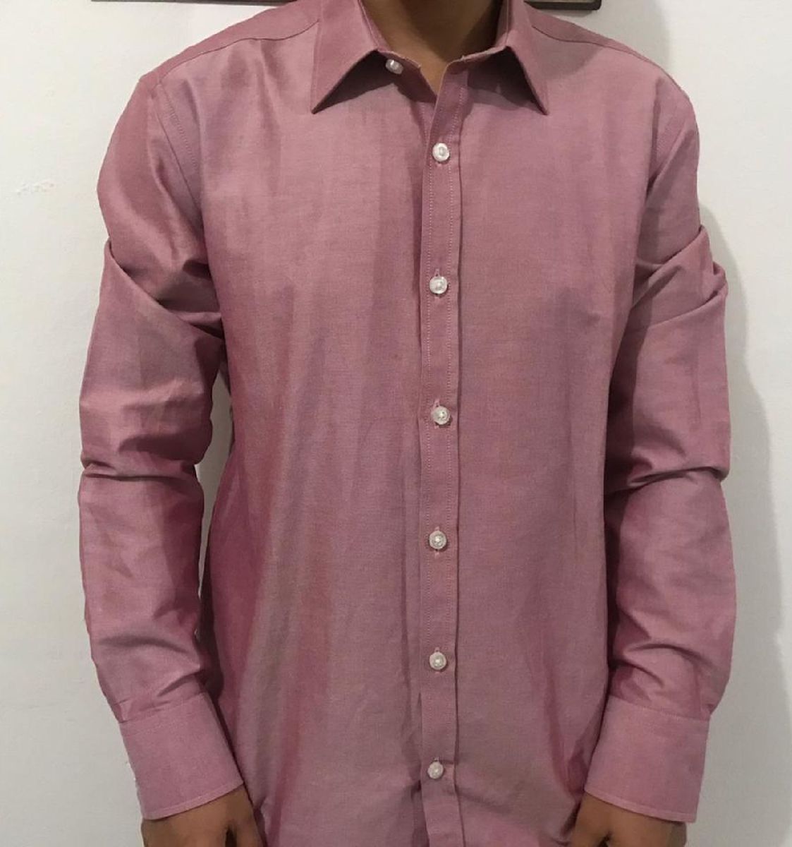 camisa rose masculina