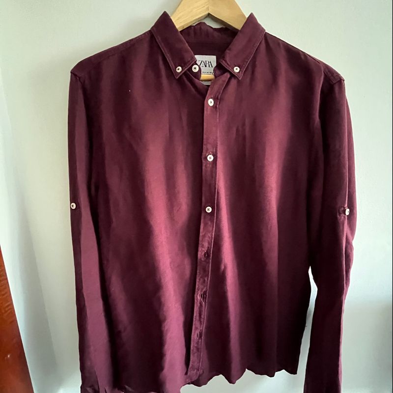 Camisa best sale rustica zara