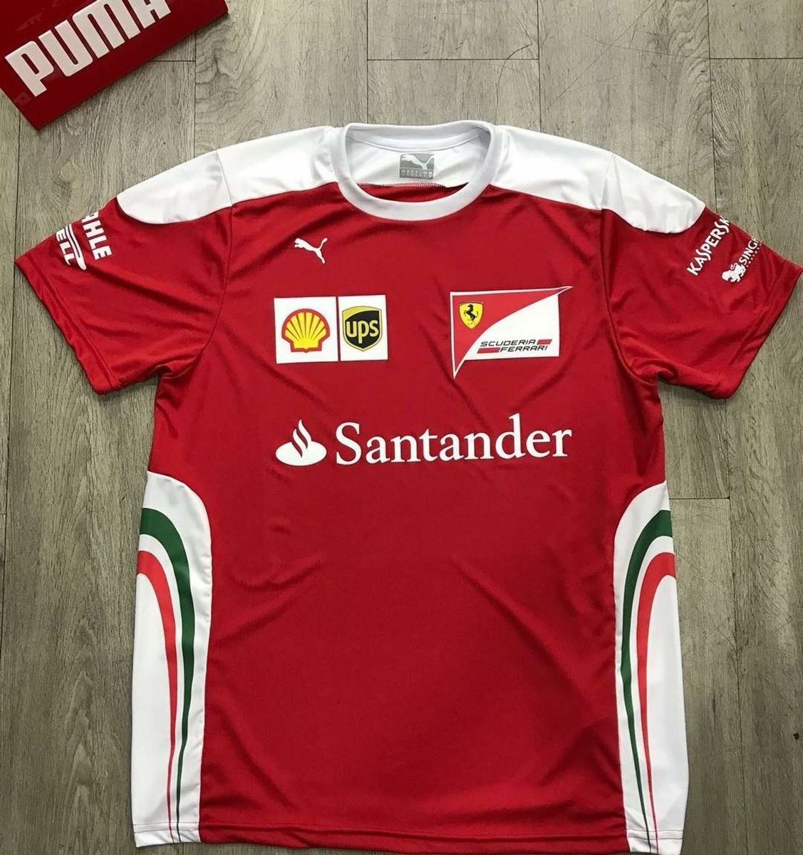 blusa da ferrari vermelha