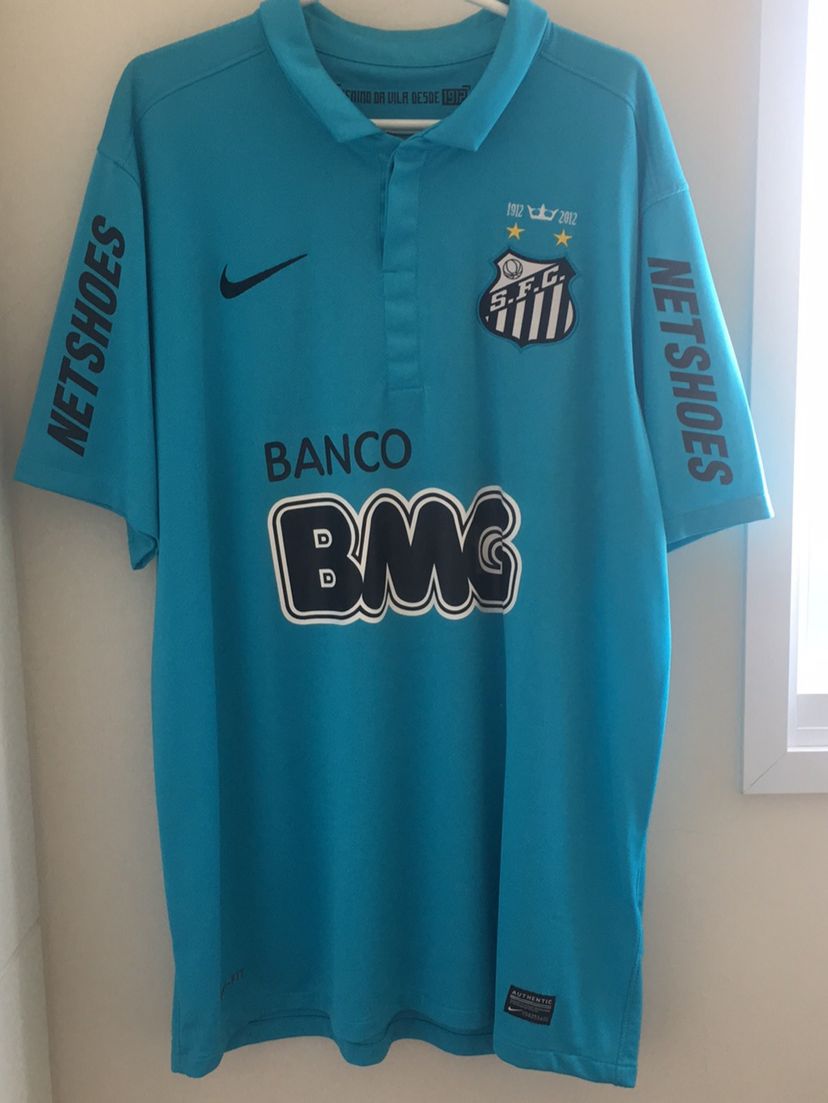 Camisa Santos Azul Clara Nike Bmg | Roupa Esportiva Masculino Nike ...