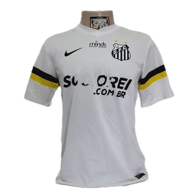 Camisa Santos Fc Nike 2013 Jogo Futebol Branco 7 | Nike Usado