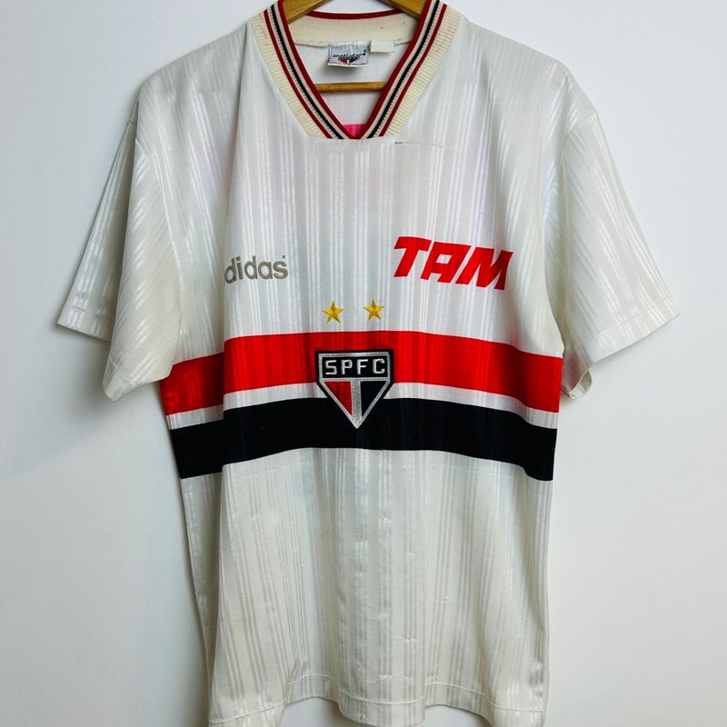 Camisa São Paulo 1996 Uniforme Número 13 de Jogo Adidas Usado