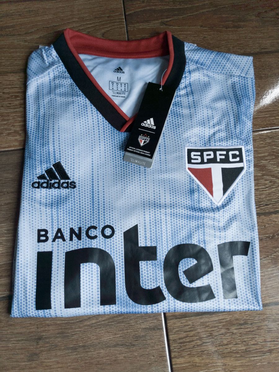 camisa azul sao paulo adidas