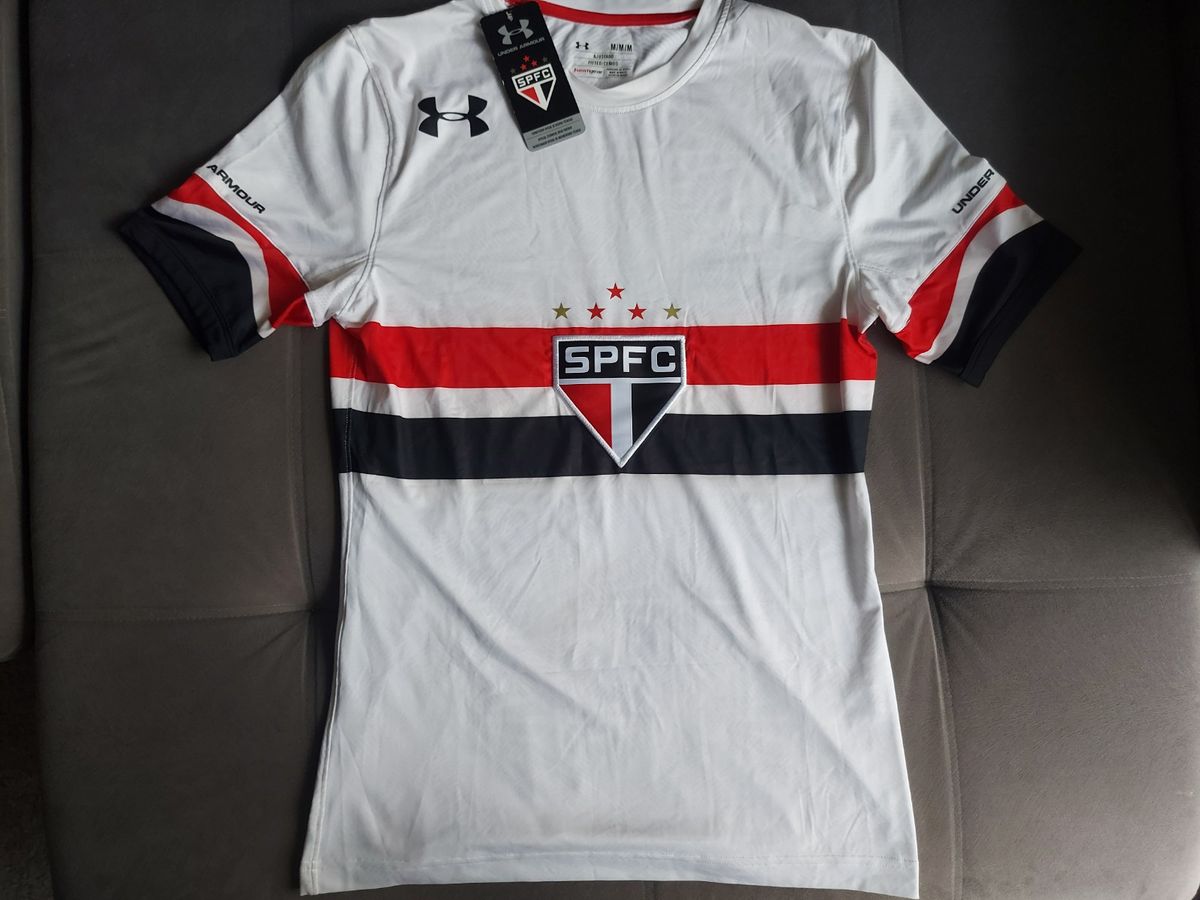 Camisa feminina spfc under hot sale armour