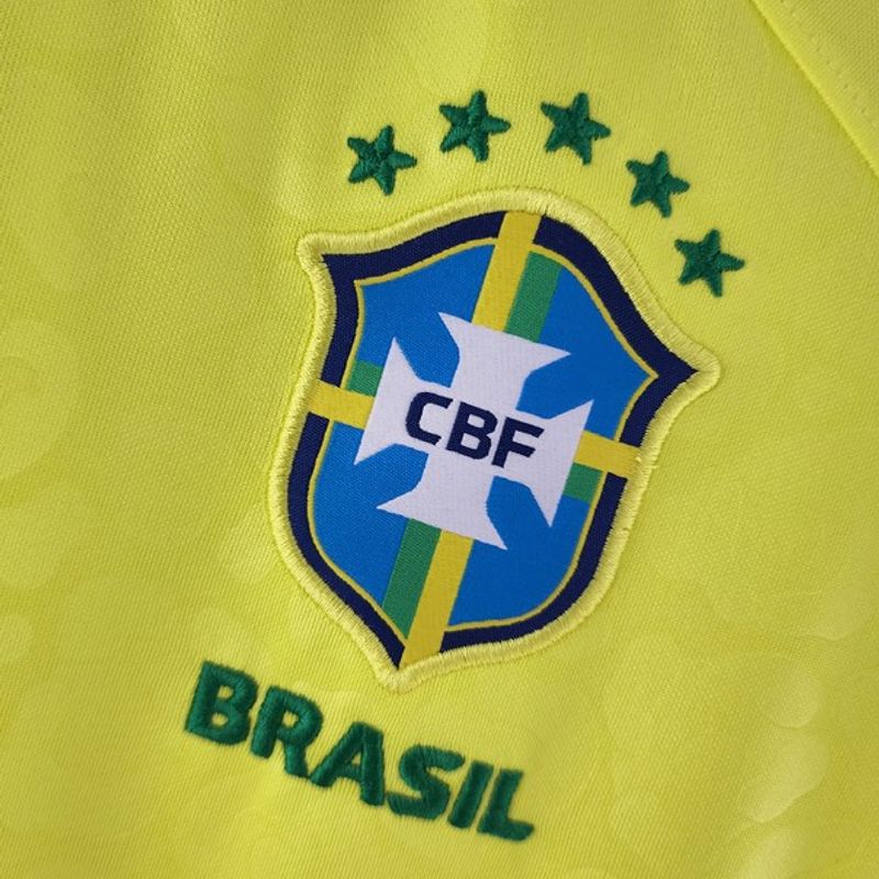 Camisa Seleção Brasil Brasileira Amarela Feminina Baby Look 2022/2023, Camisa  Feminina Outros Nunca Usado 97554586