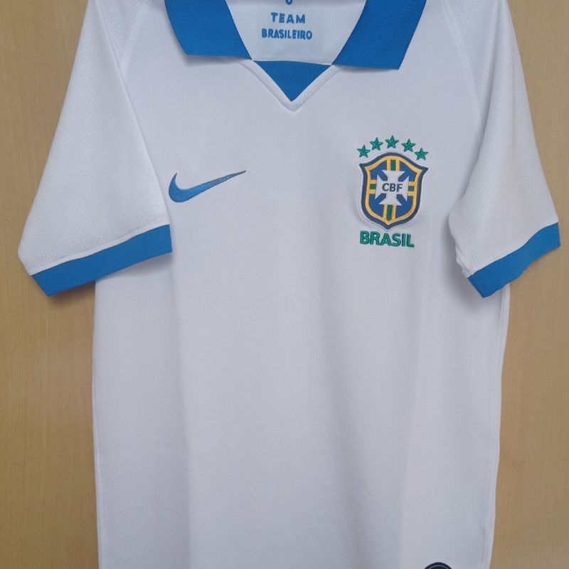 Camiseta Infantil Seleção Brasileira Branca