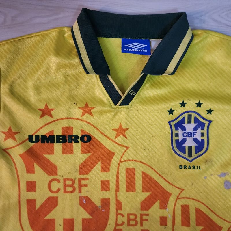 Camisa Seleção Brasileira 1994 Umbro Brasil 1994 4 Estrelas Futebol, Roupa  Esportiva Masculino Umbro Usado 86787979