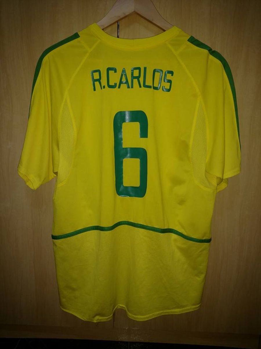 Camisa Brasil Nike 2002 Roberto Carlos