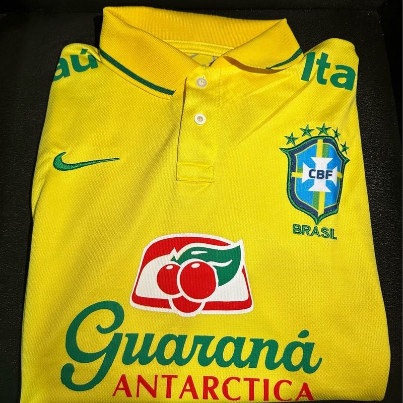 Camisa Seleção Brasileira Guaraná Antárctica | Camiseta Masculina