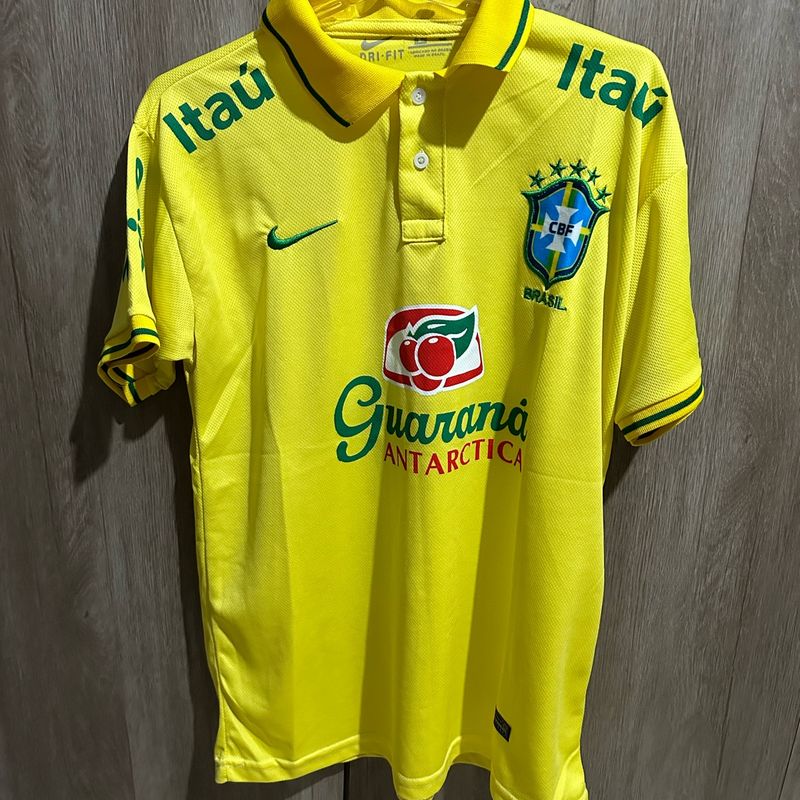 Camisa Seleção Brasileira Guaraná Antárctica | Camiseta Masculina
