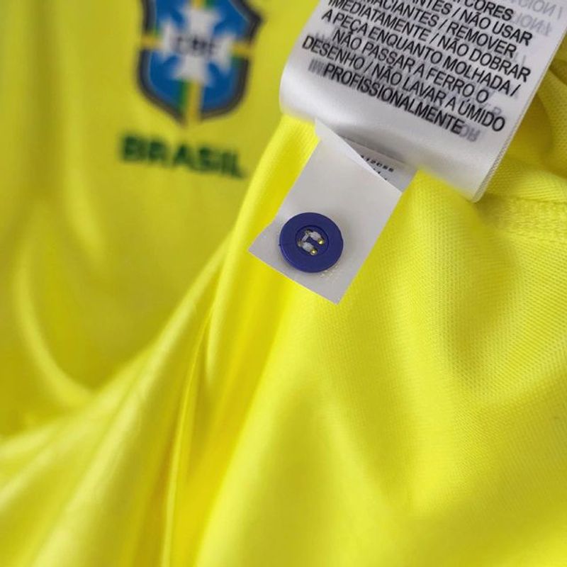 Camisa Brasil Home I 22/23 Torcedor Nike Feminina - Amarela
