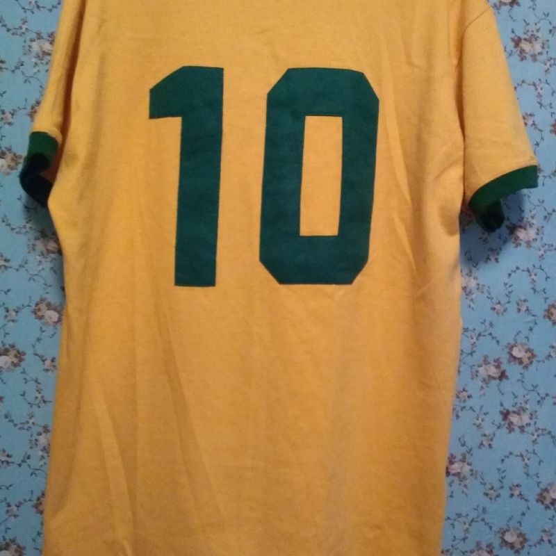 Camisa Brasil 1970 Retro Original Copa Mundo Hexa Campeão - Athleta -  Camisa de Time - Magazine Luiza
