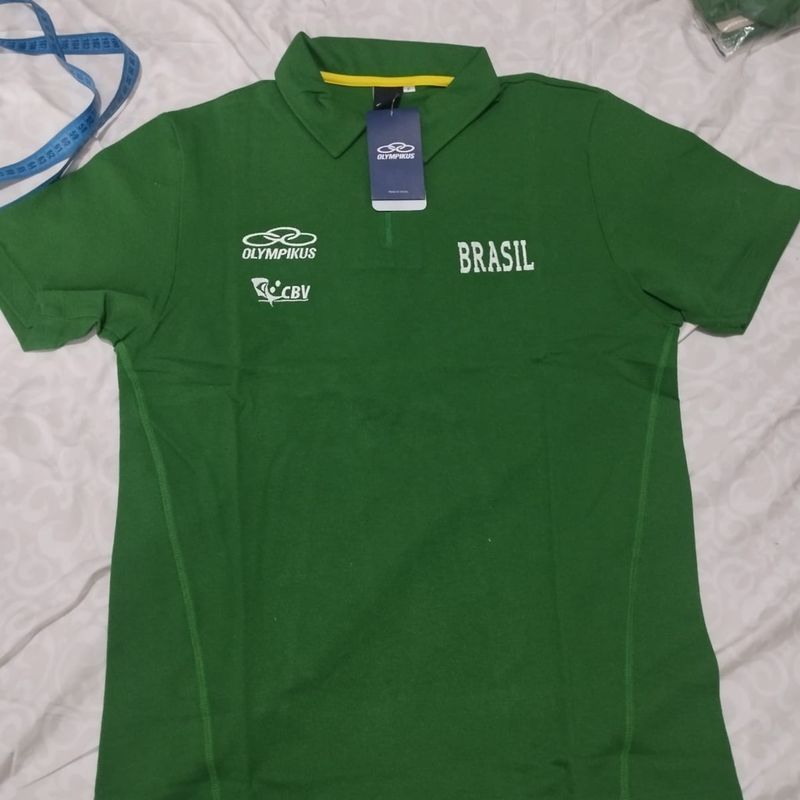 Camisa Seleção Brasileiro Volei Cbv Voley Tamanho P Adulto, Camiseta  Masculina Olympikus Nunca Usado 87315050