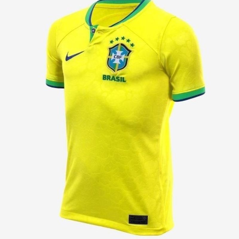 Camiseta Amarela Bandeira Do Brasil Feminina Plus Size G1 G2