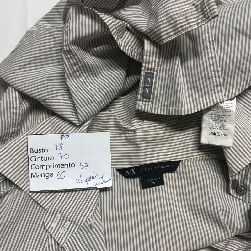 Camisa social hot sale armani exchange