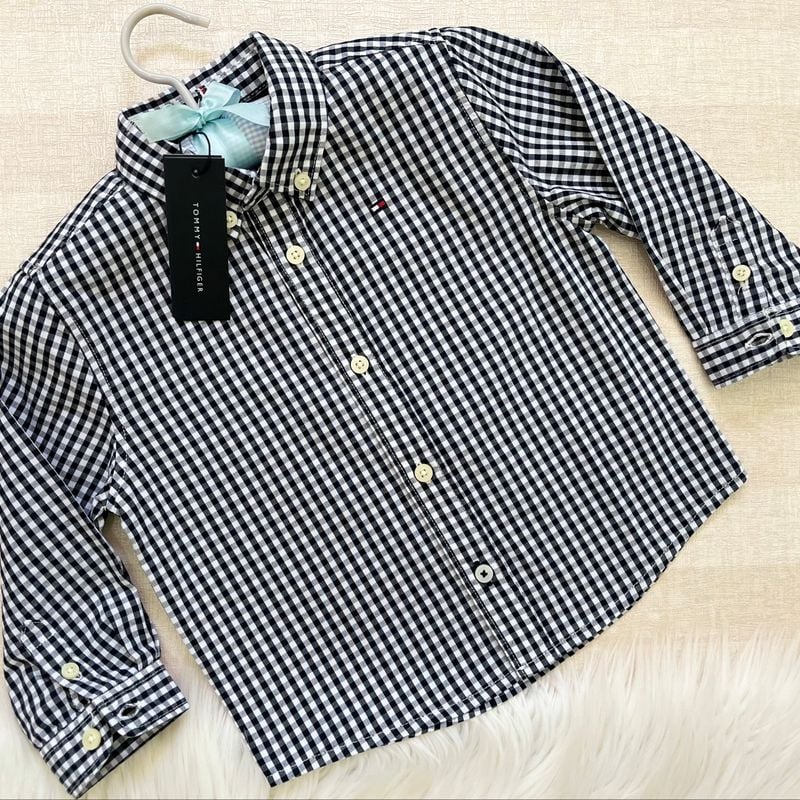 Camisa social bebe store tommy