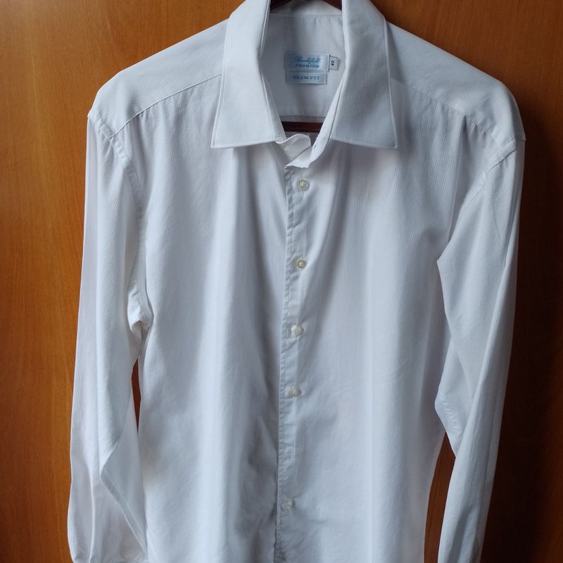 Camisa social sale branca brooksfield