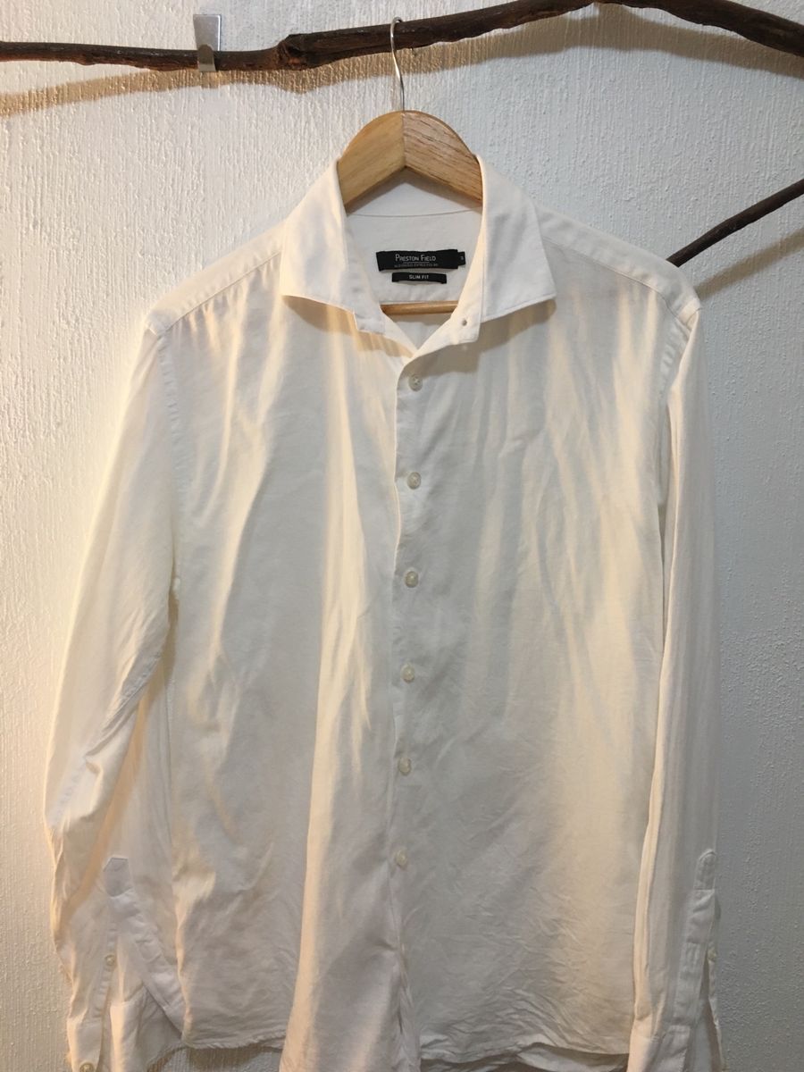 camisa social branca masculina renner