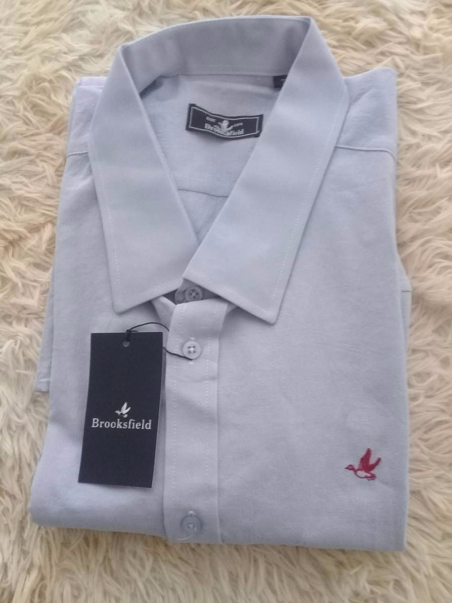 camisa brooksfield preta