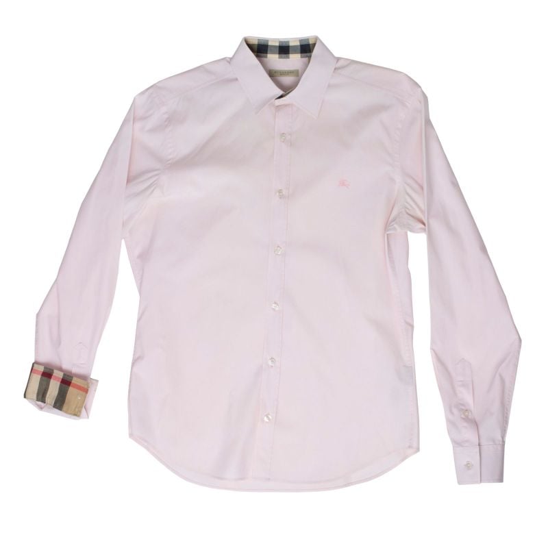 Camisa Social Burberry Feminina Xadrez Camisa Tailored Xadrez