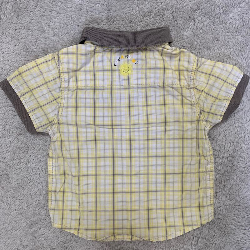 Camisa social best sale bebe 3 meses