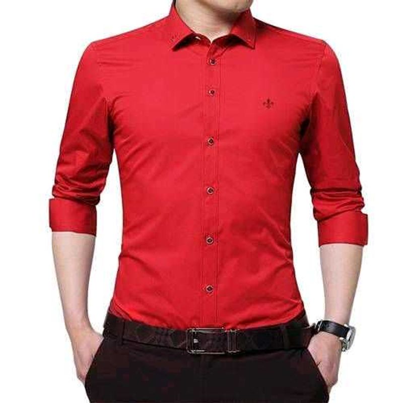 Camisa Social de Grife Dudalina Slim Fit Manga Longa Camisa