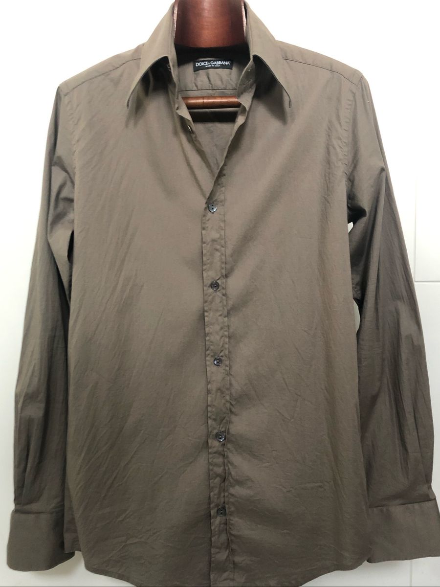 camisa social dolce gabbana masculina