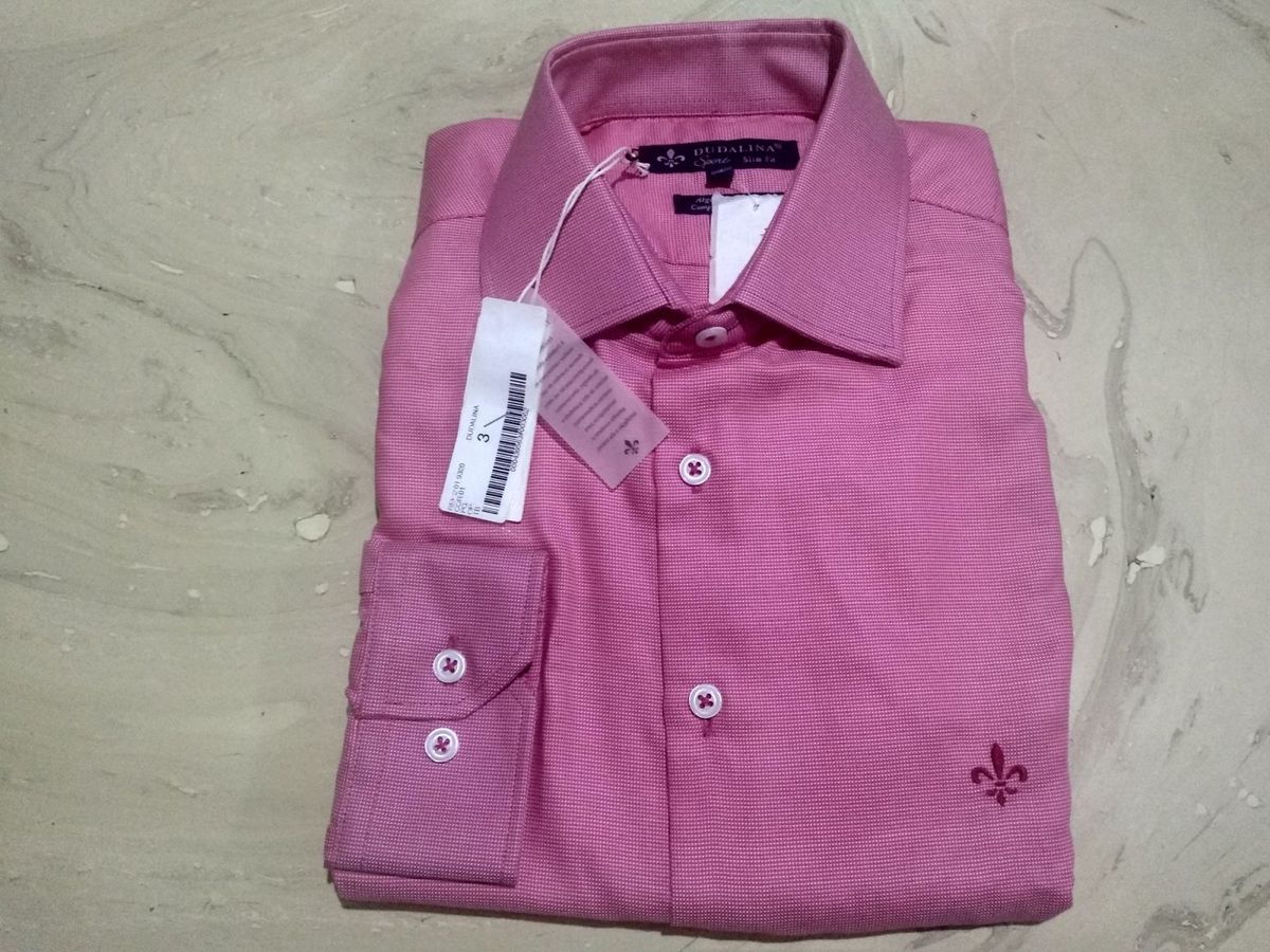 camisa social slim fit dudalina