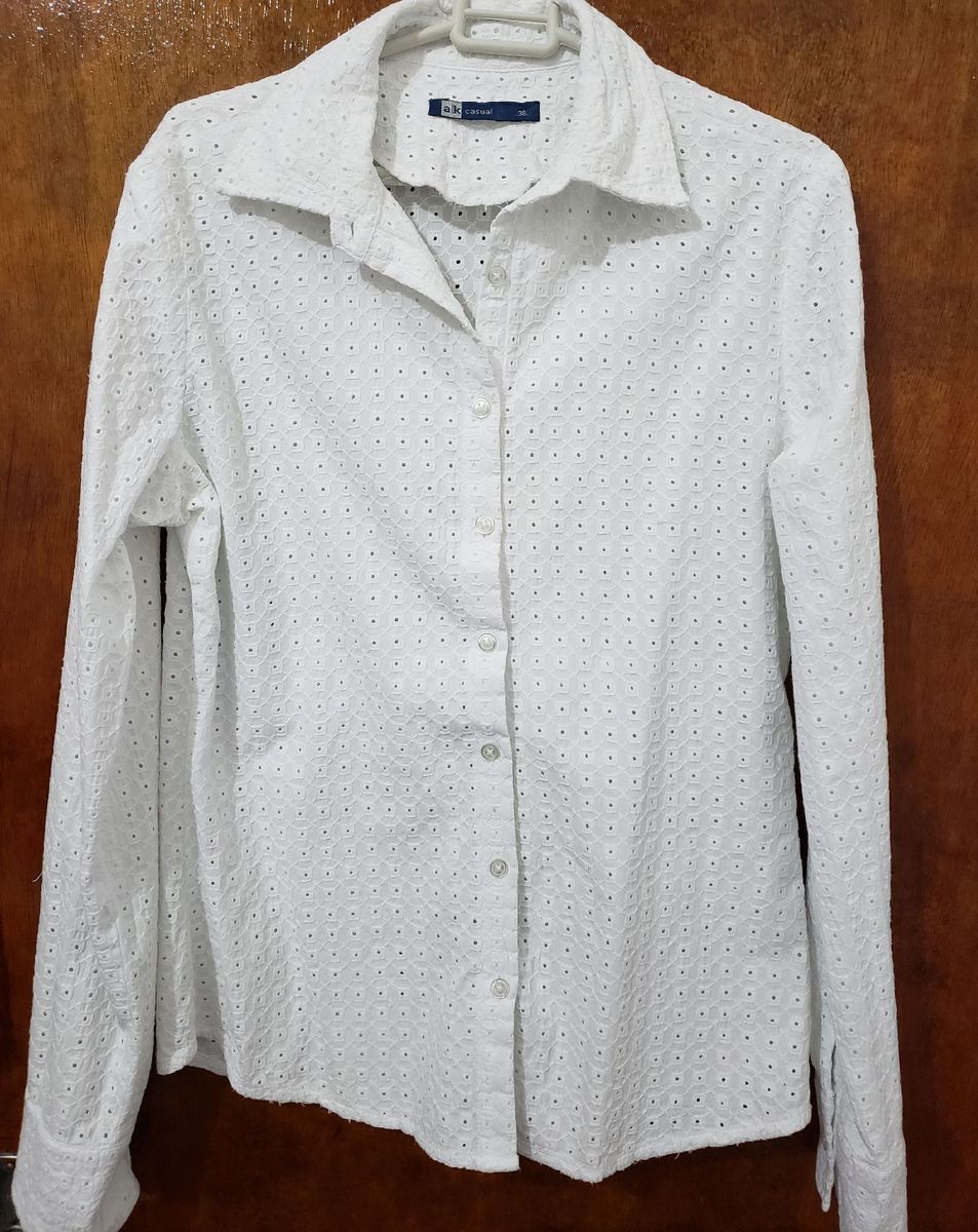 camisa social branca riachuelo