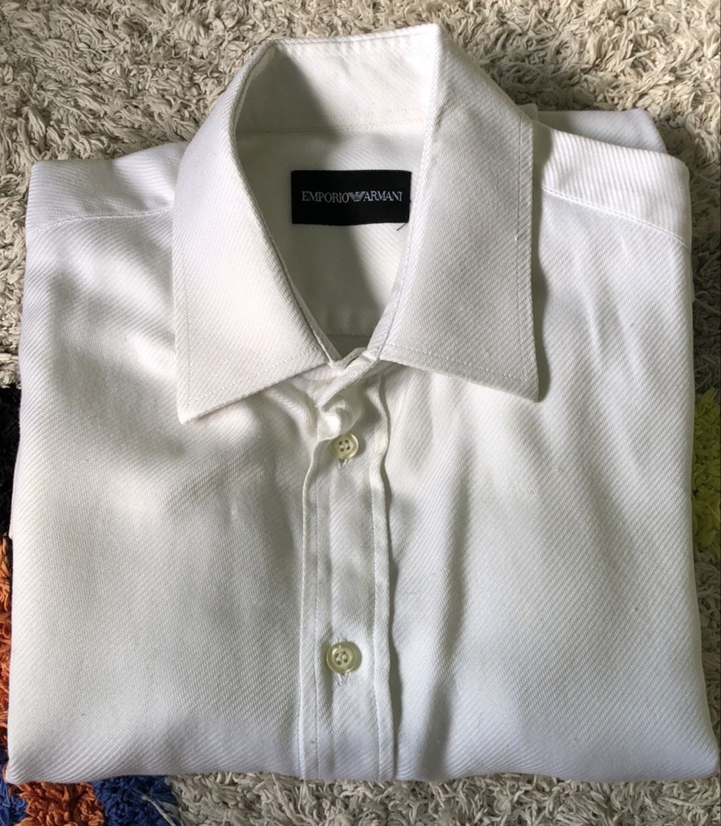 emporio armani camisa social