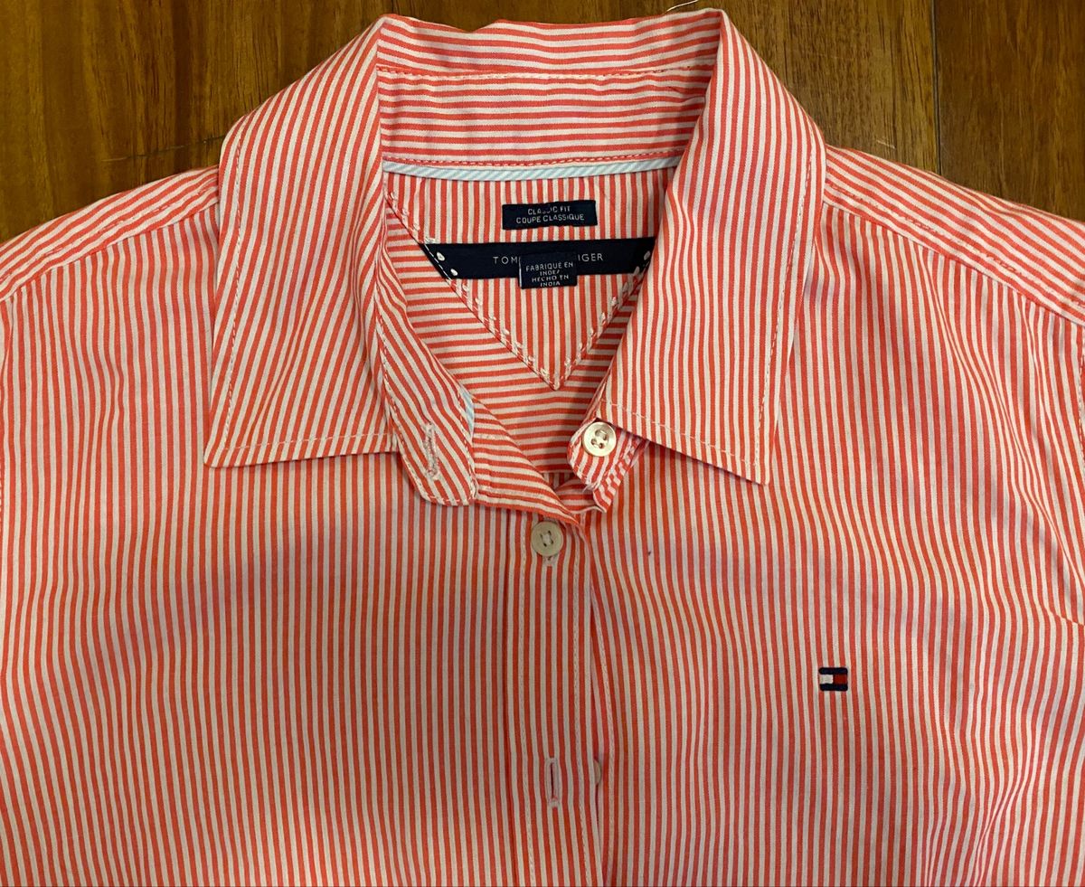 camisa social feminina tommy