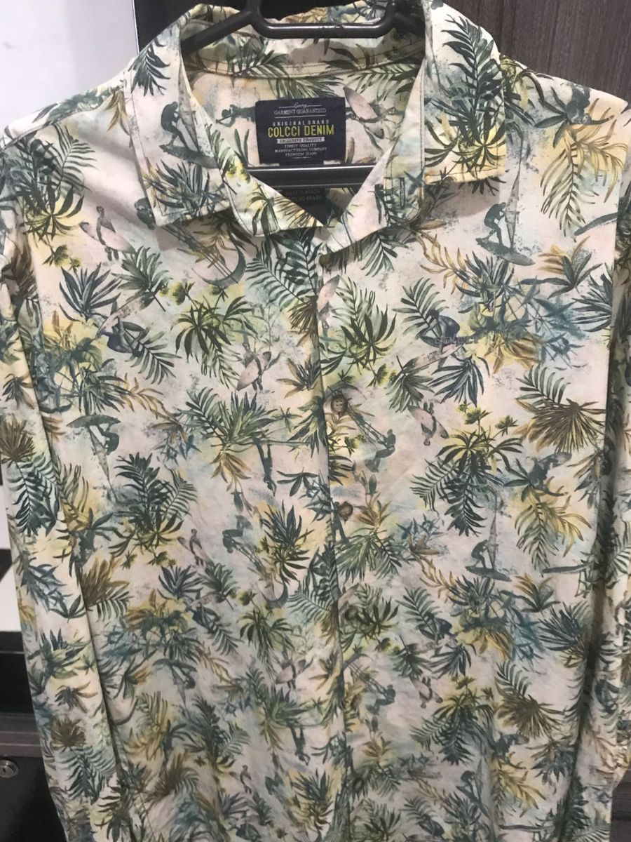 camisa social colcci masculina