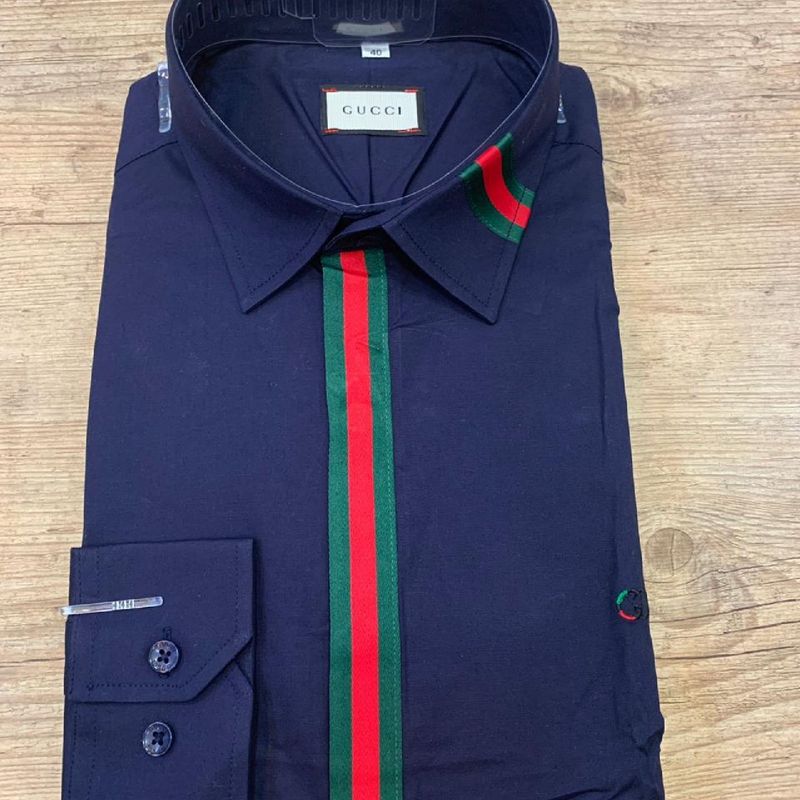 Camisa social hot sale gucci masculina