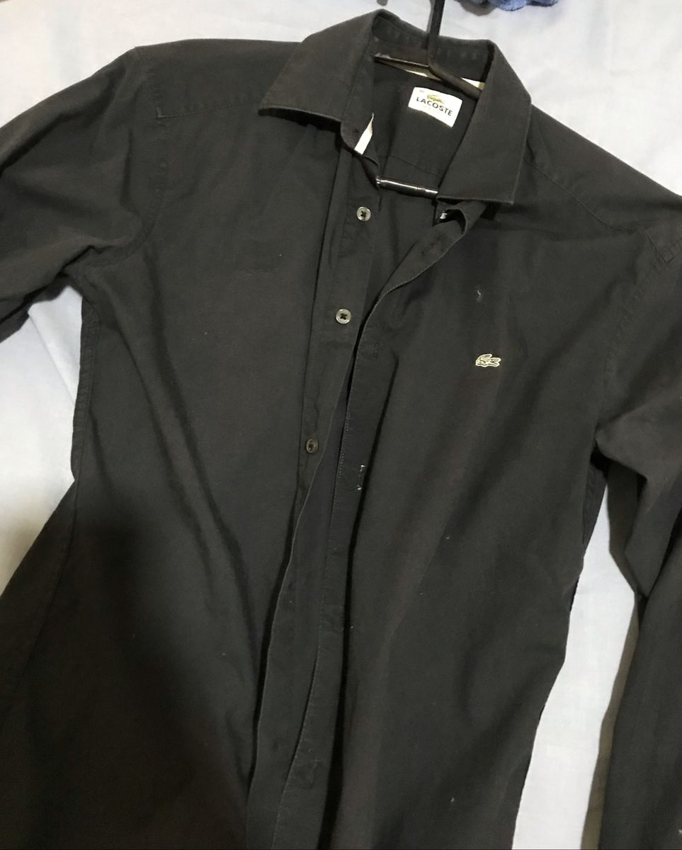 camisa social lacoste original
