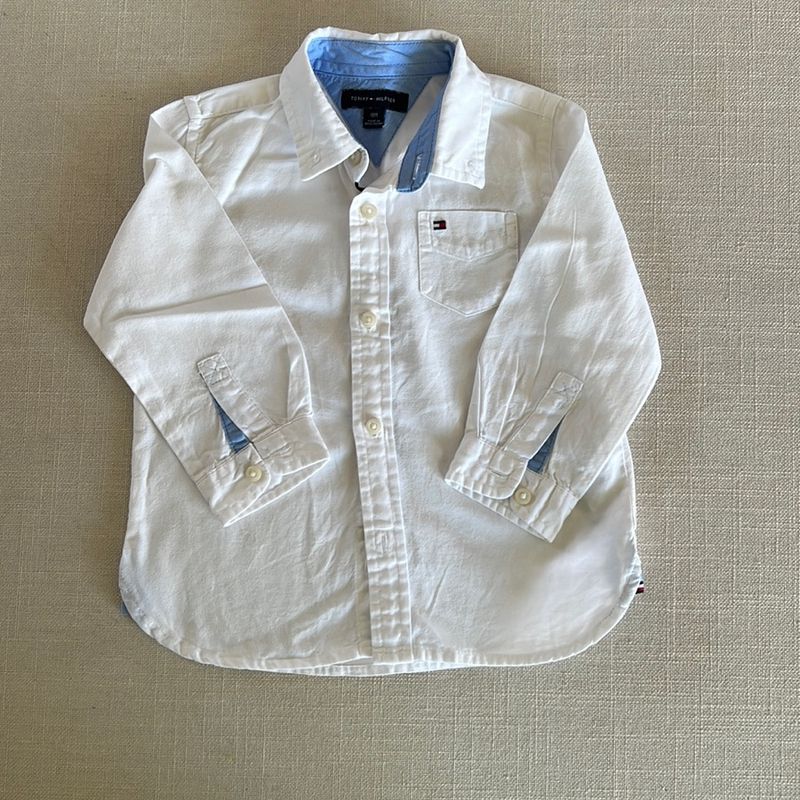 Camisa social 2024 bebe tommy