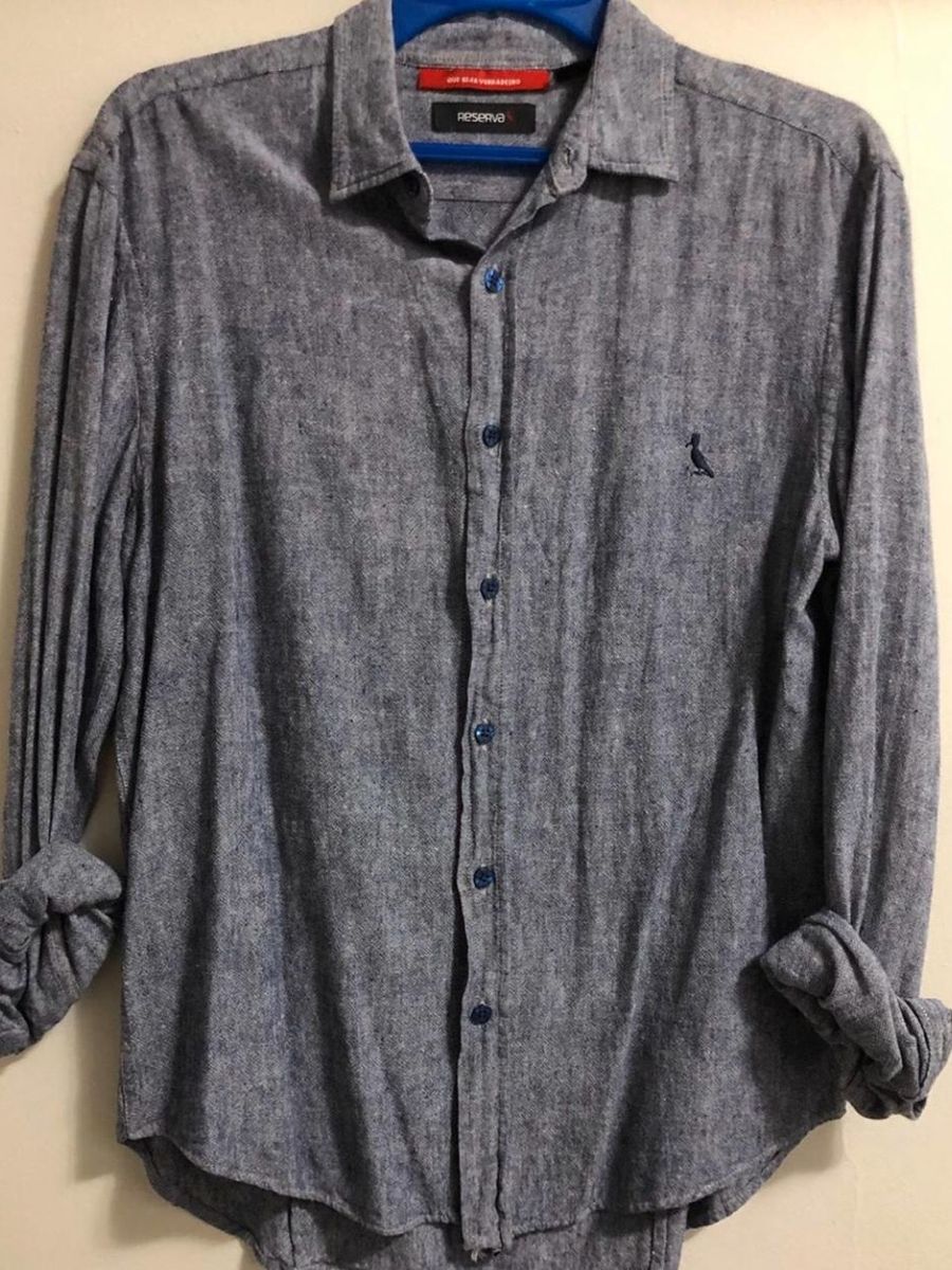 camisa de linho masculina reserva
