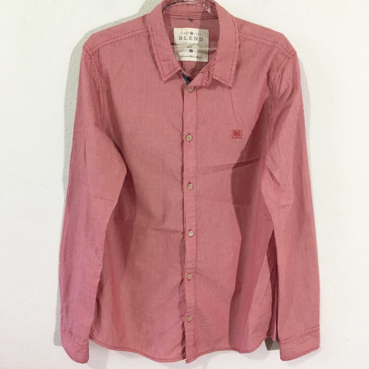 camisas social vermelha