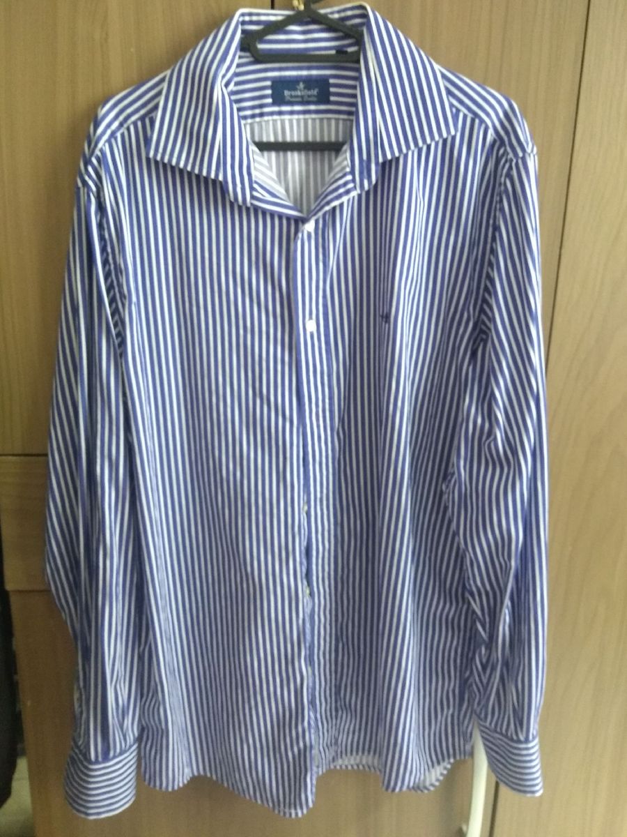 camisa listrada masculina social