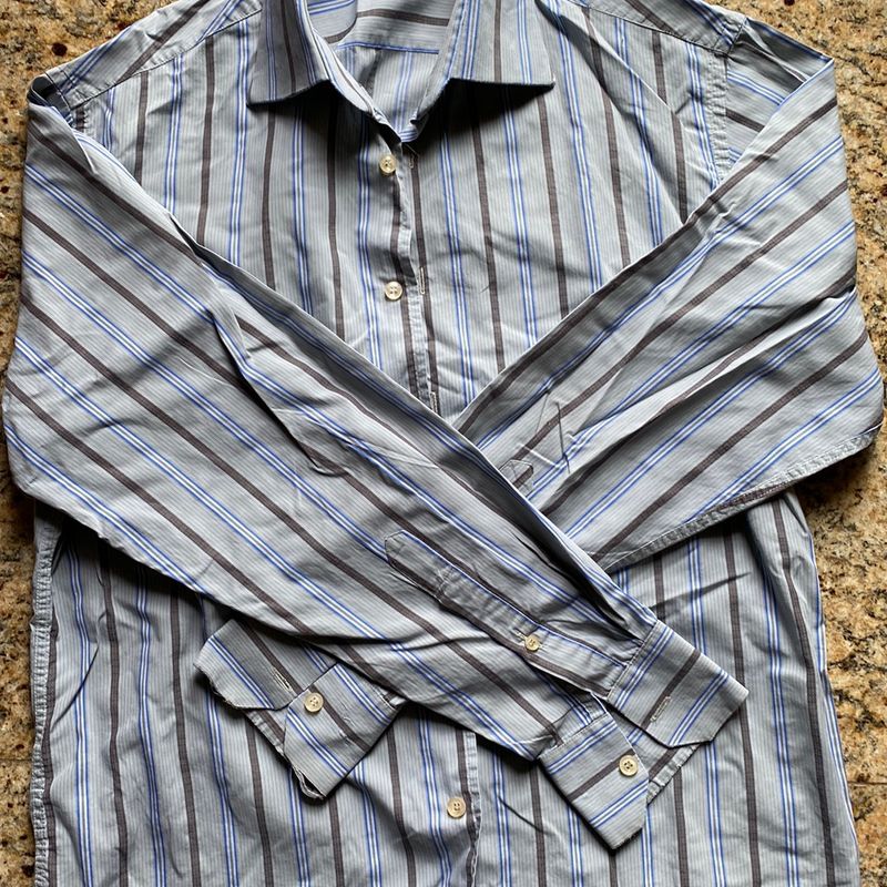 Camisa social m store officer