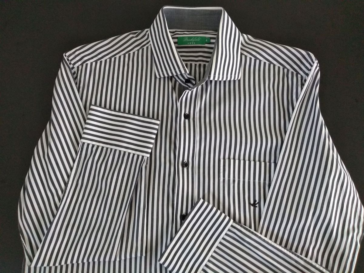 camisa social masculina brooksfield