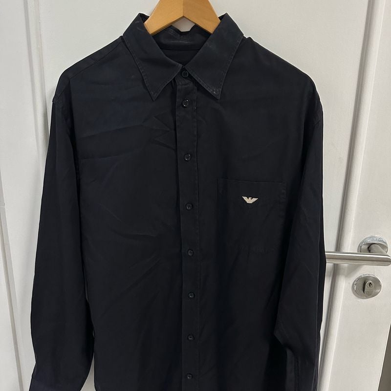 Camisa social masculina fashion armani