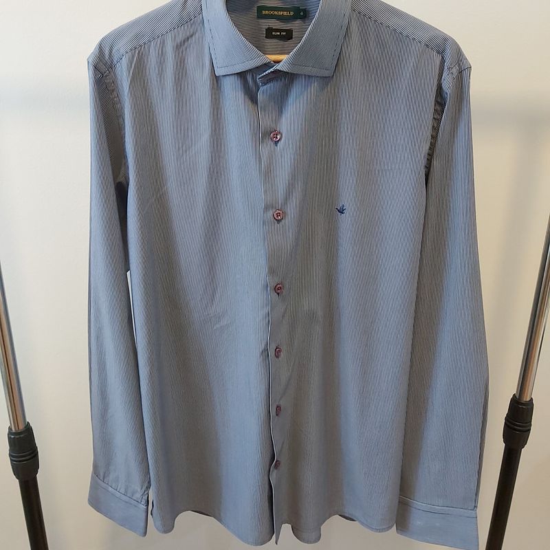 Camisa social masculina store brooksfield