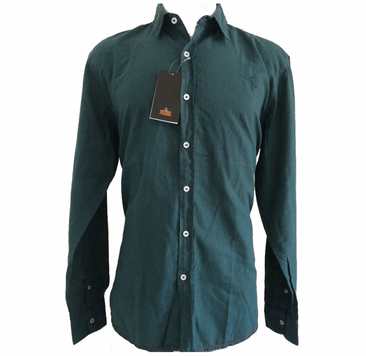 camisa social verde musgo