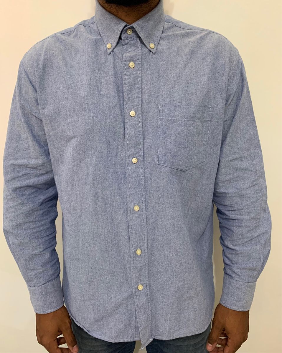 camisa social masculina c&a
