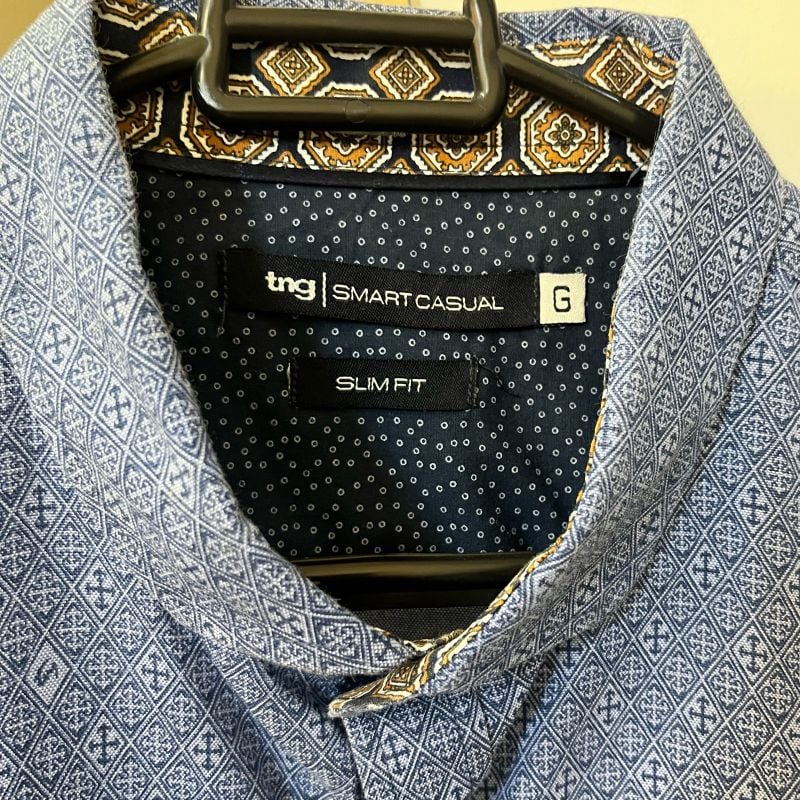 Camisa social store tng masculina preço