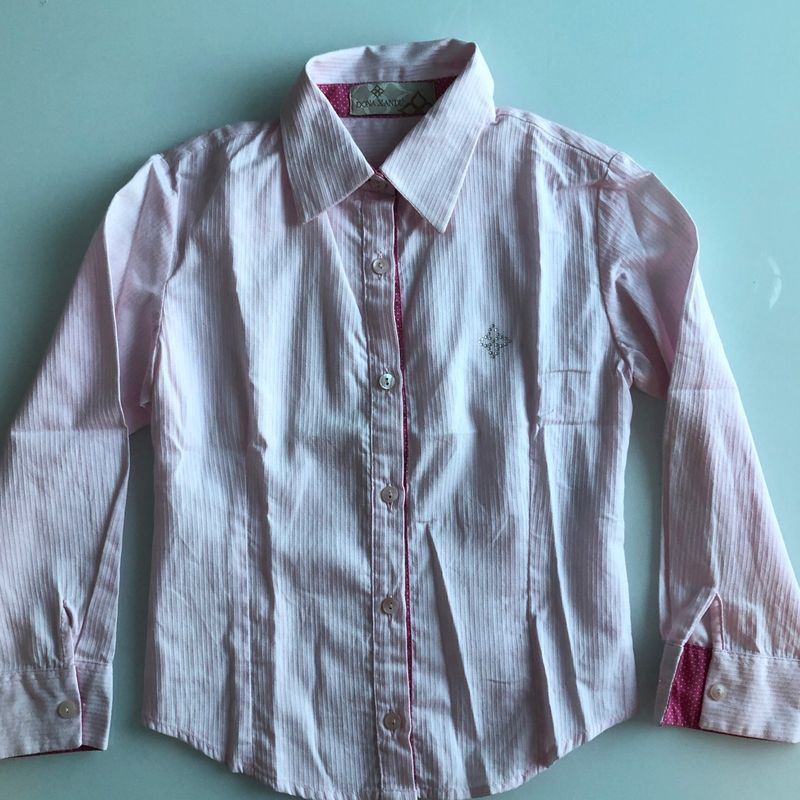 Camisa best sale social menina