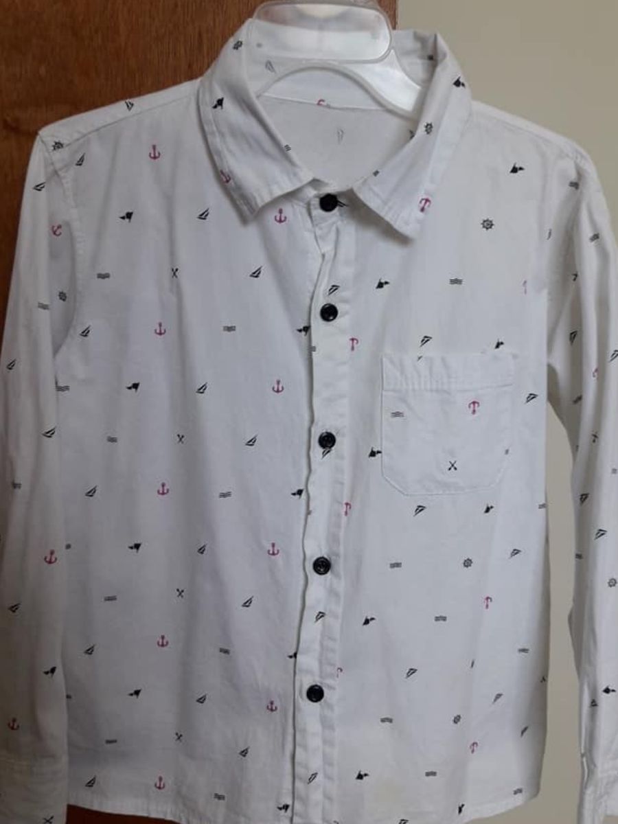 camisa social de menino